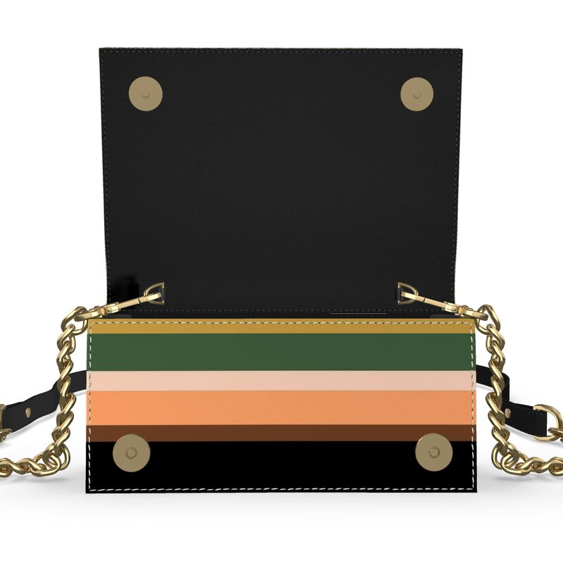 Original print crossbody bag green