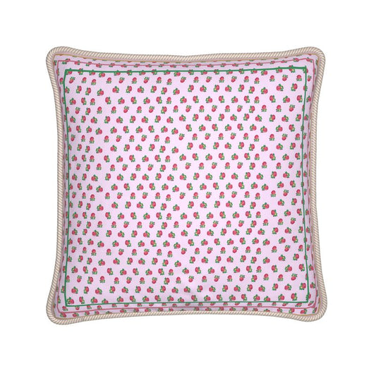 “ Rose “ silk cushion / وسادة روز حرير