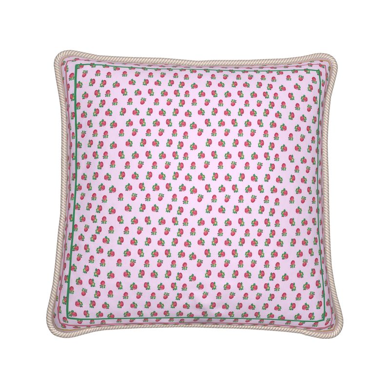 “ Rose “ silk cushion / وسادة روز حرير