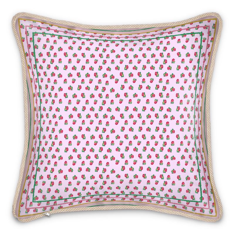 “ Rose “ silk cushion / وسادة روز حرير