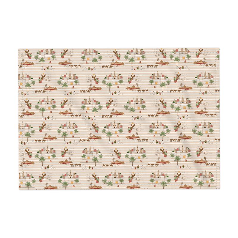 “The kingdom desert “fabric placemat