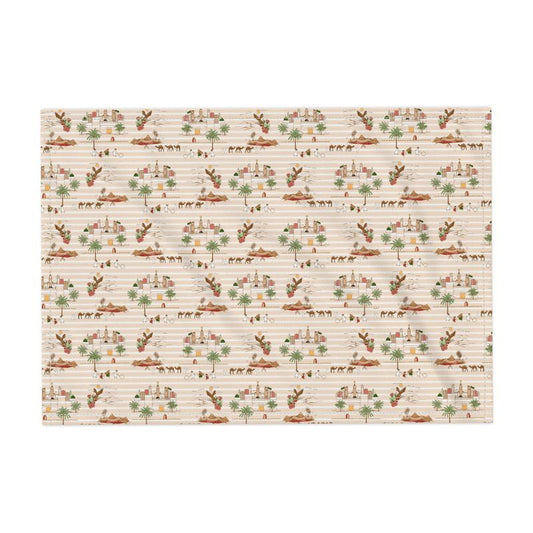 “The kingdom desert “fabric placemat